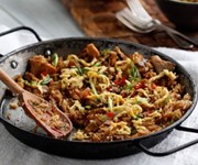 Nasi goreng with smoked mackerel recipe